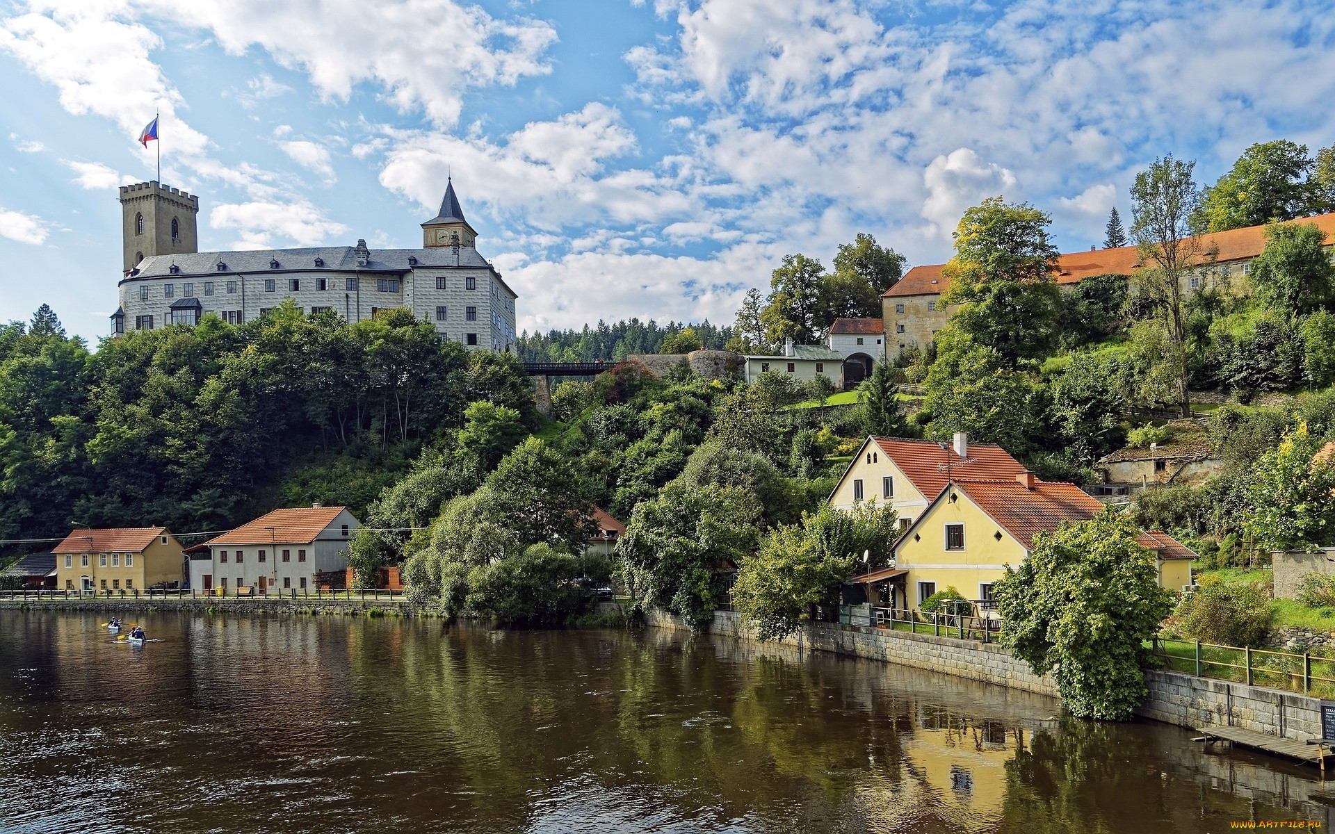 rozmberk castle, czech republic, ,  , rozmberk, castle, czech, republic